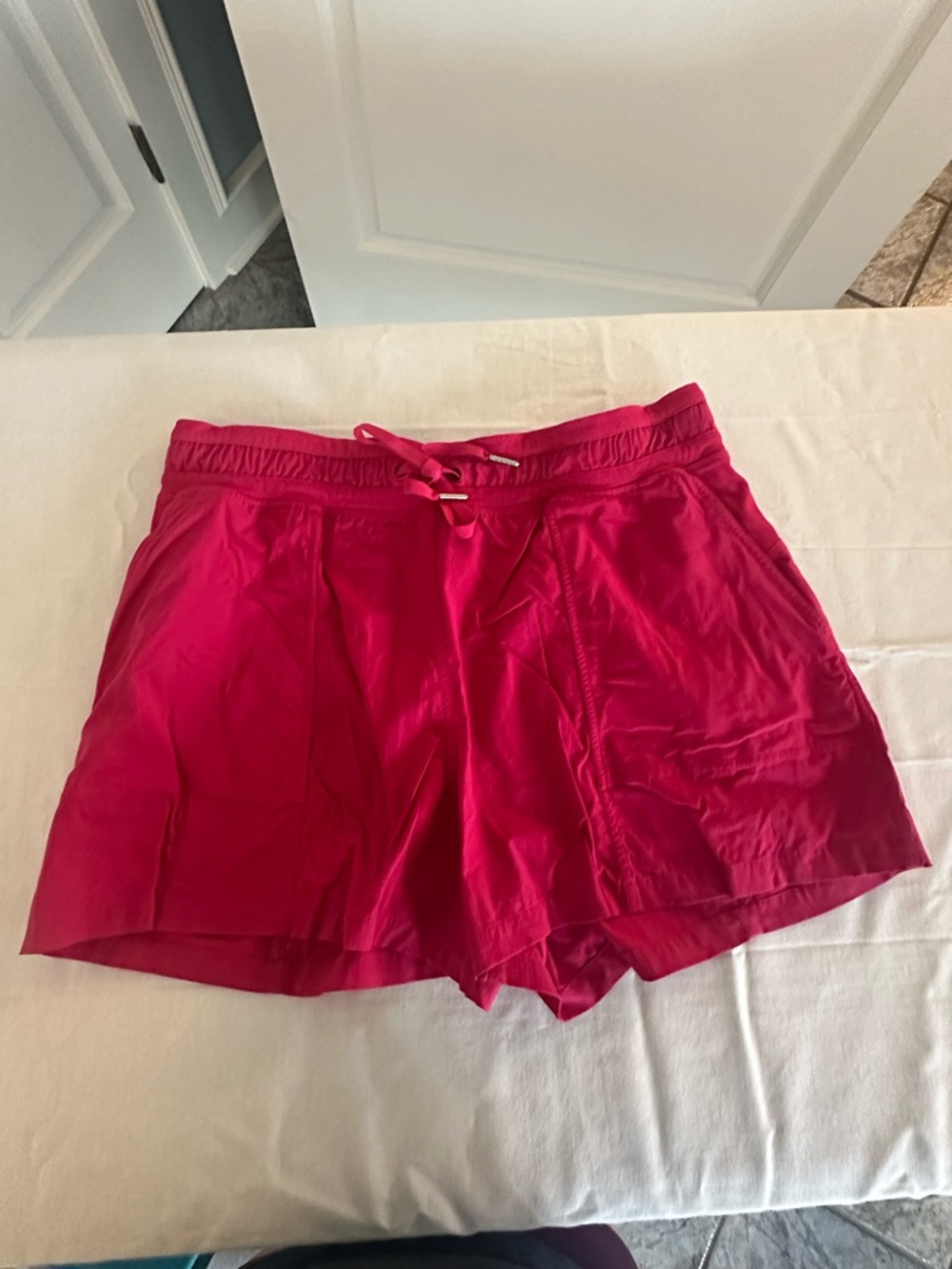 lululemon athletica Hot Pink Drawstring Athletic Shorts